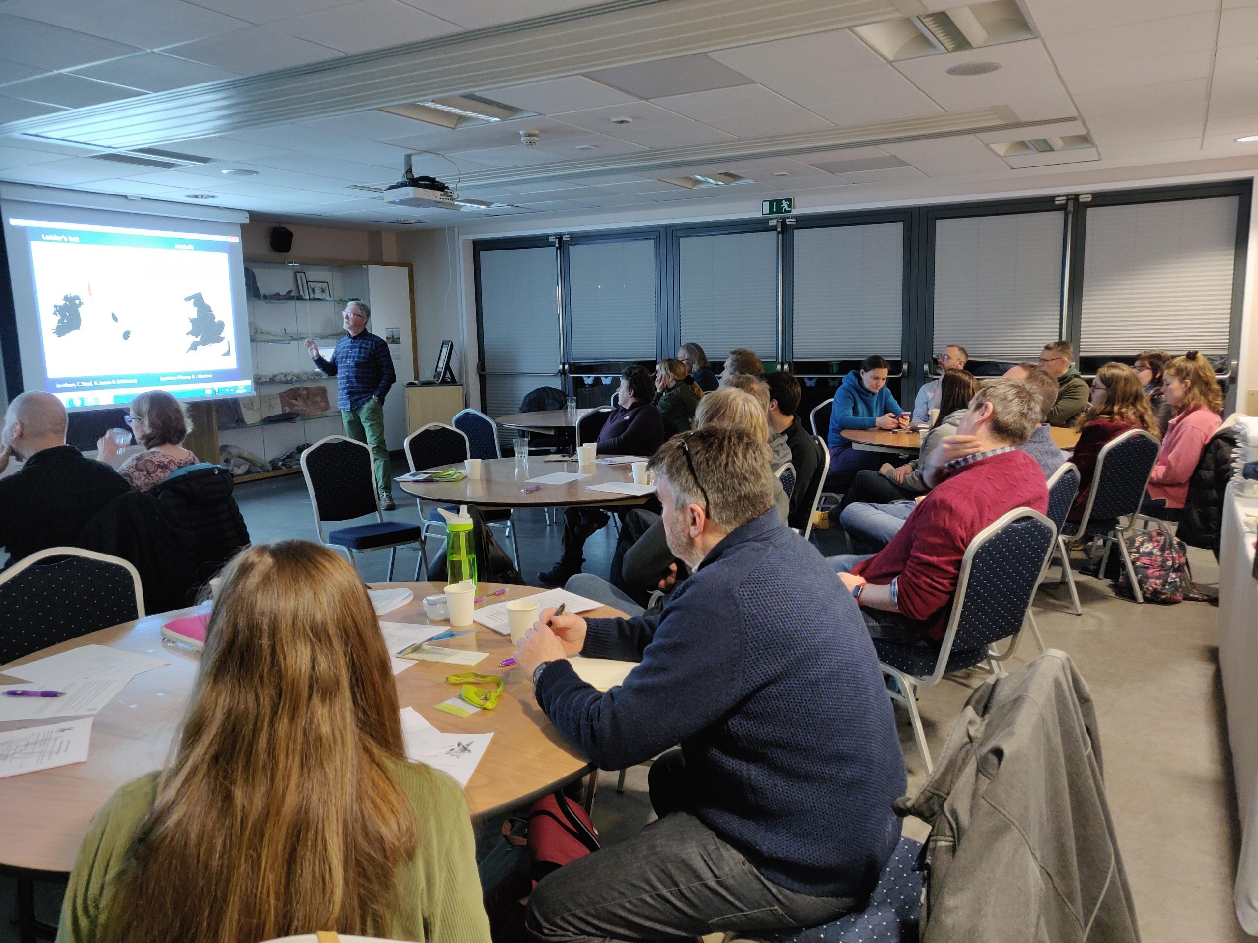 Audience for John Haddow talk